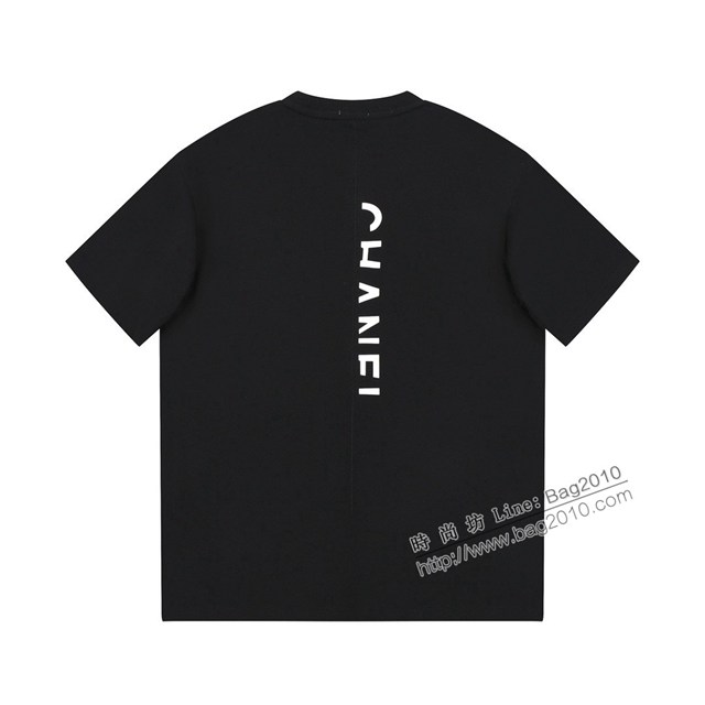 Chanel專門店香奈兒2023SS新款毛巾繡T恤 男女同款 tzy2706